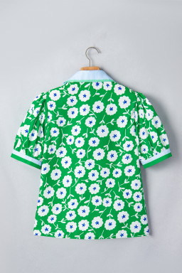 Green Blouses & Shirts