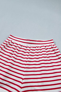 Red Stripe Short Sets