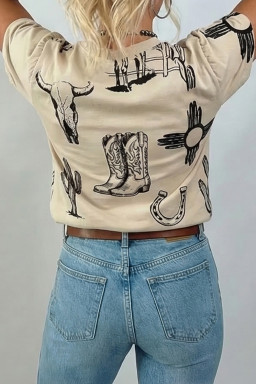 Beige Tops & Tees
