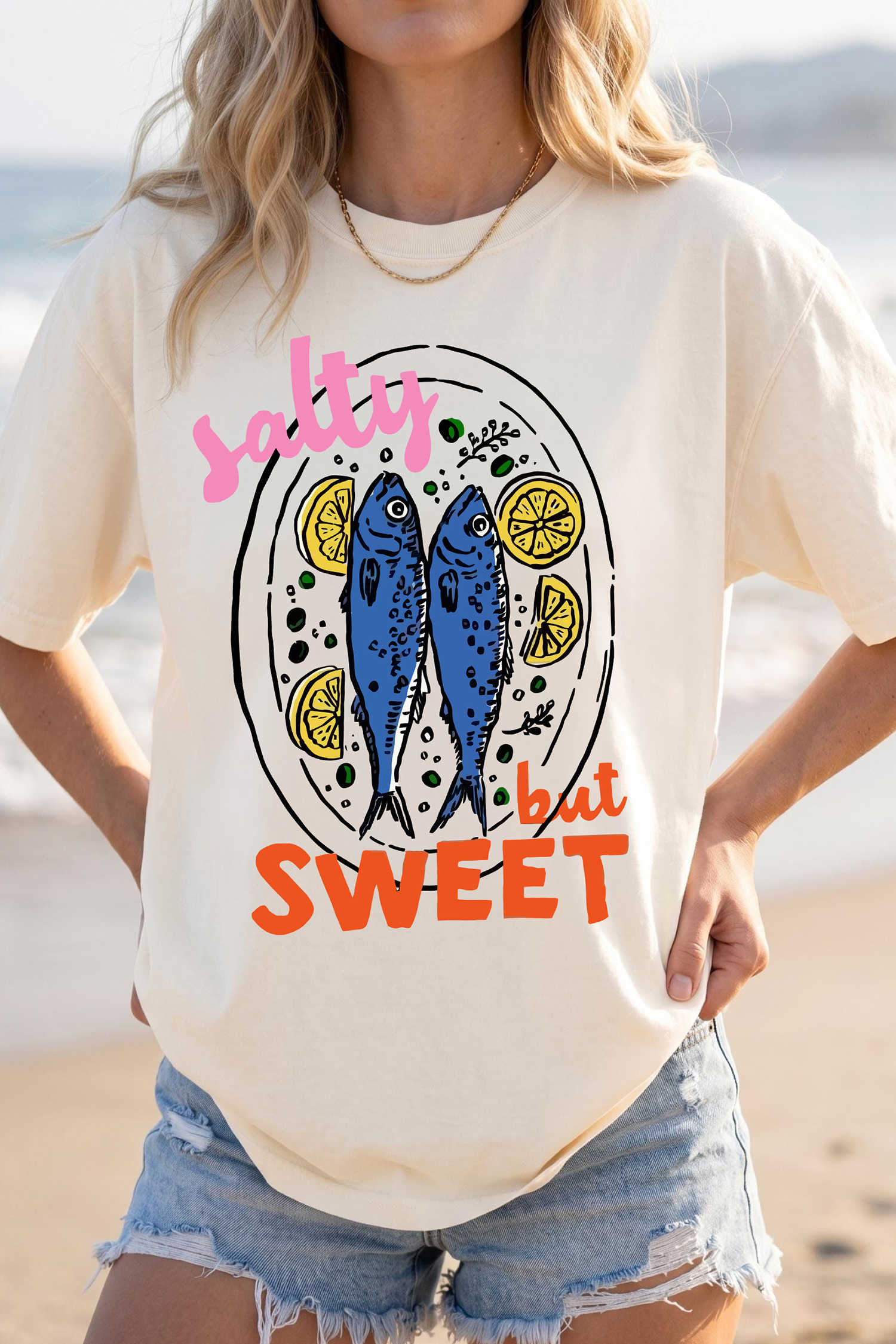 White Graphic Tees