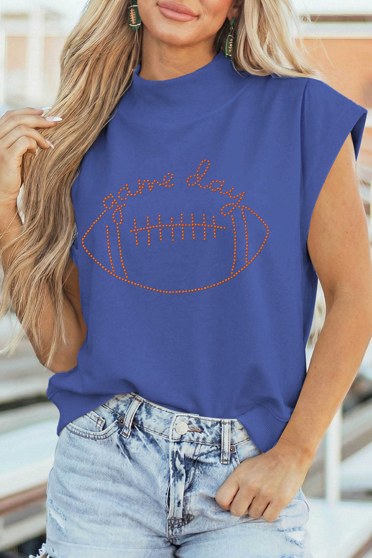 Sky Blue Graphic Tees