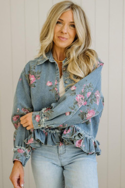 Sky Blue Denim Jackets