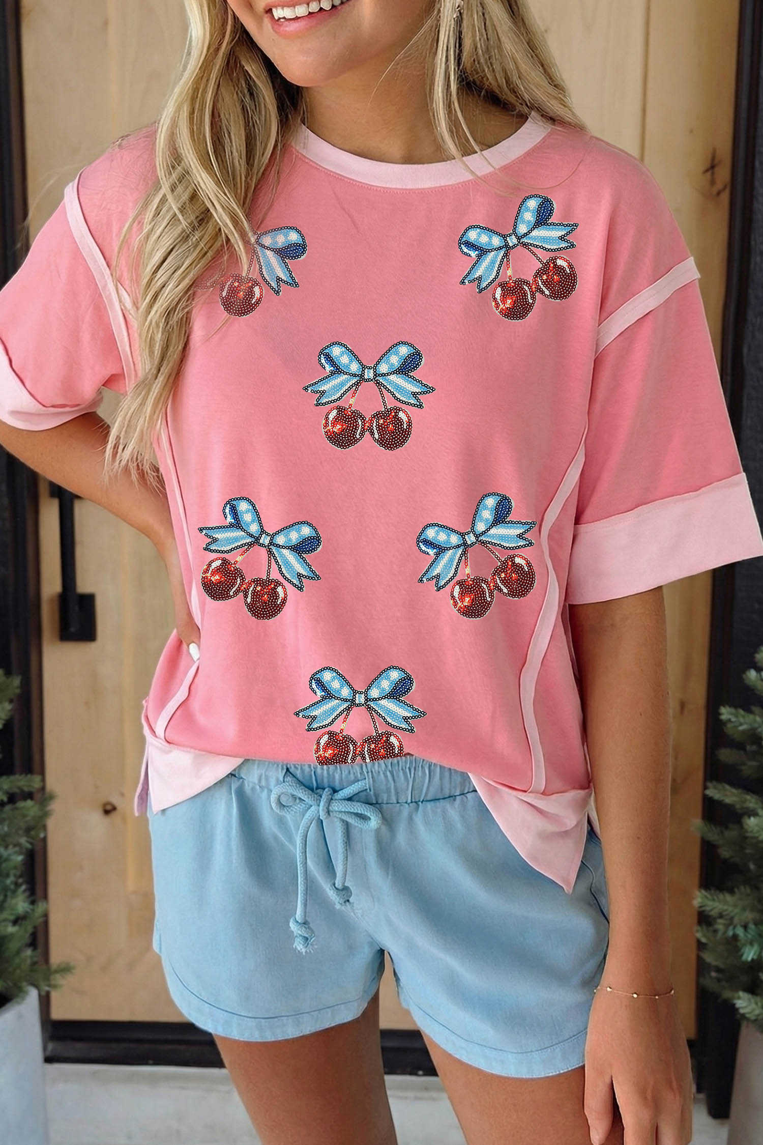 Peach Blossom Graphic Tees
