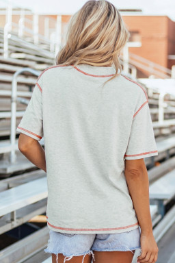 Light Grey Graphic Tees
