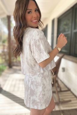 Gray Two Piece Dresses