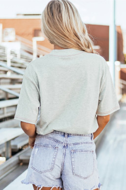 Light Grey Graphic Tees