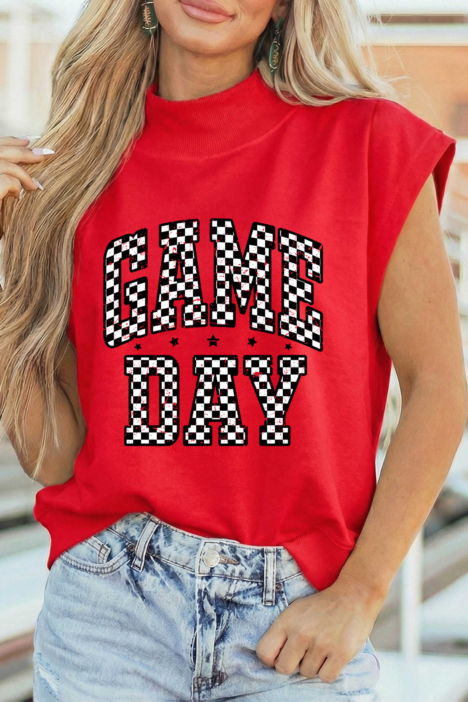 Racing Red Graphic Tees