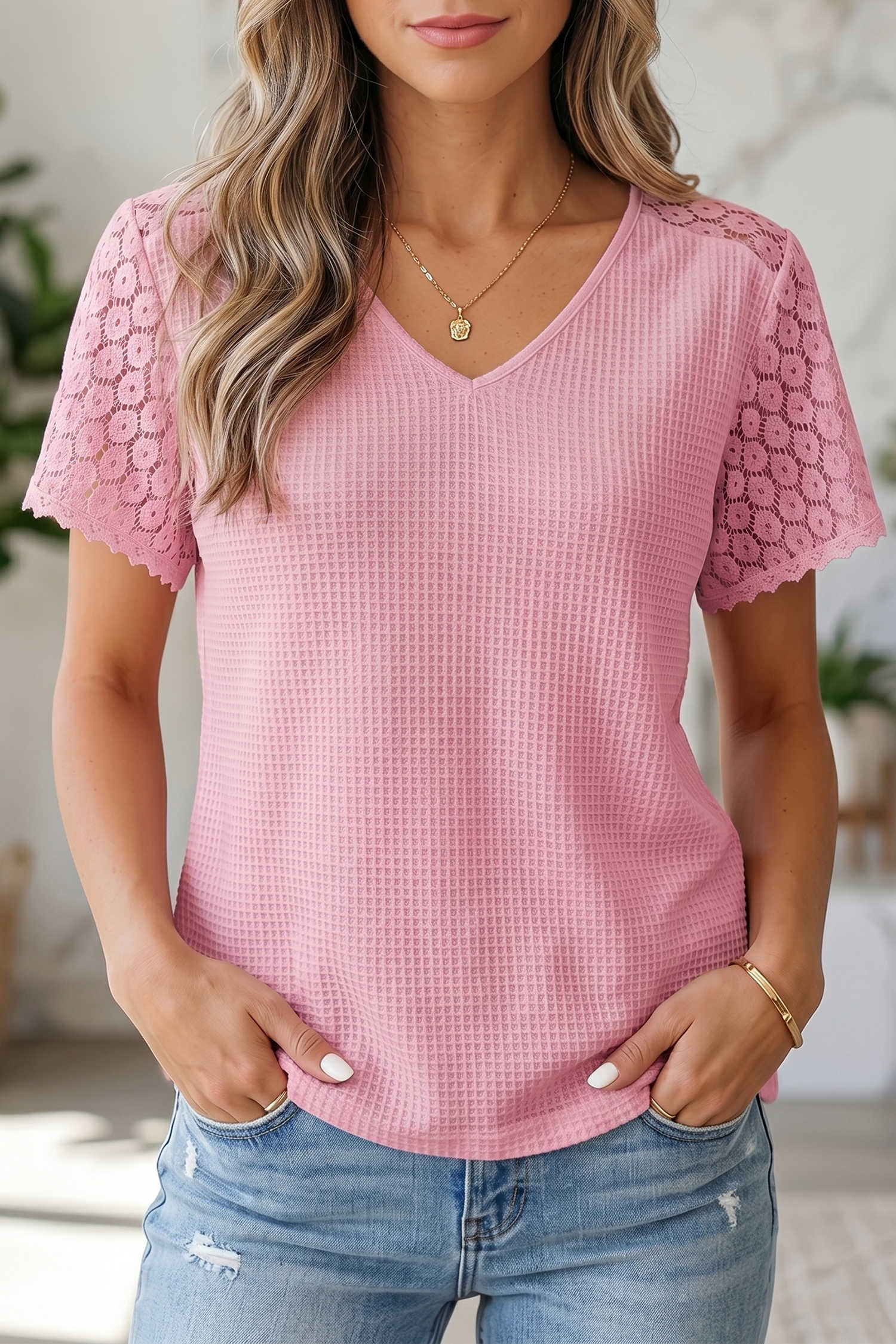 Pink Blouses & Shirts