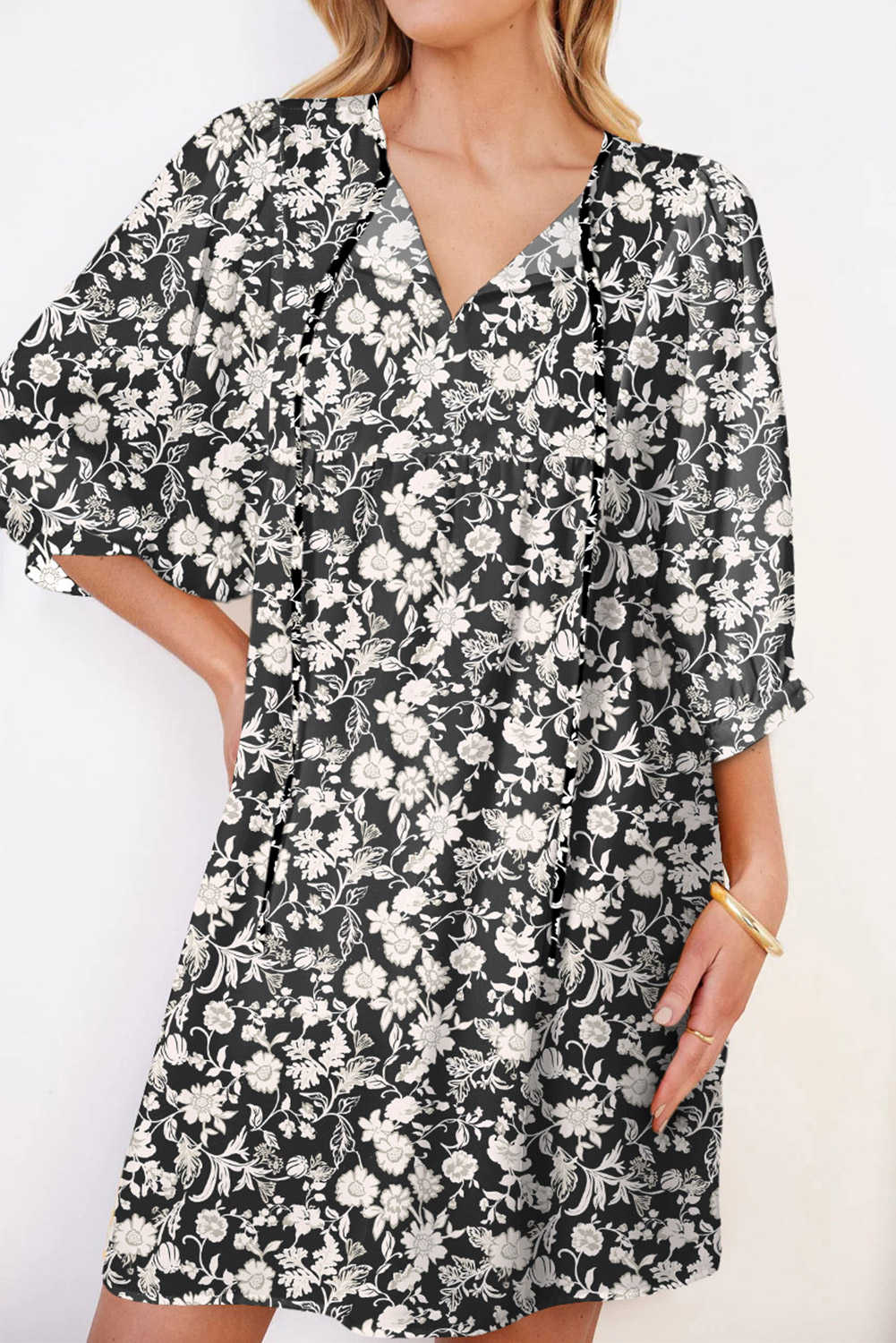 Black Floral Dresses