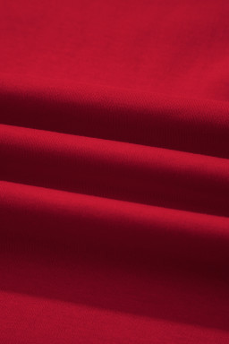 Racing Red Reversible Contrast-Stitched T-Shirt