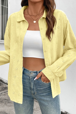 Yellow Cream Blouses & Shirts