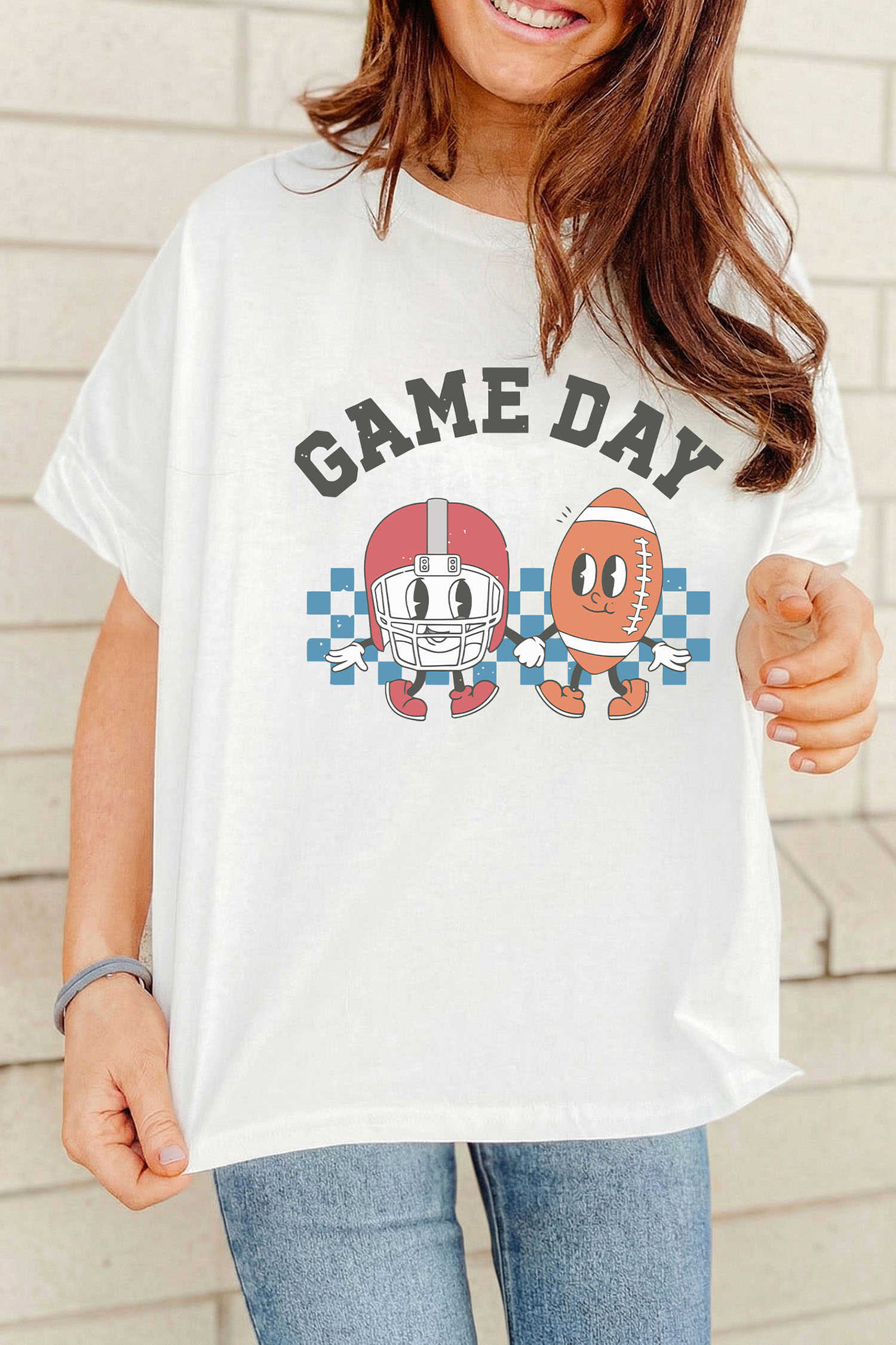 White Graphic Tees