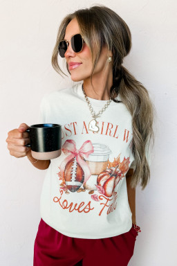 White Graphic Tees
