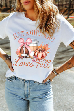 White Graphic Tees
