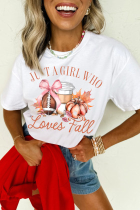 White Graphic Tees