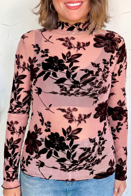 Gossamer Pink Long Sleeve Tops
