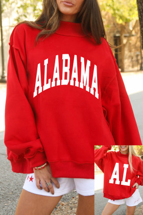 Racing Red Graphic Sweatshirts