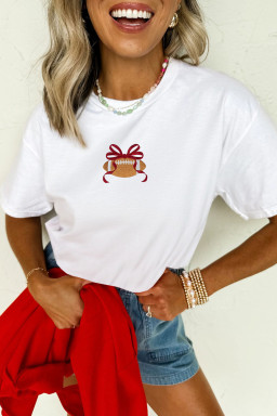 White Graphic Tees
