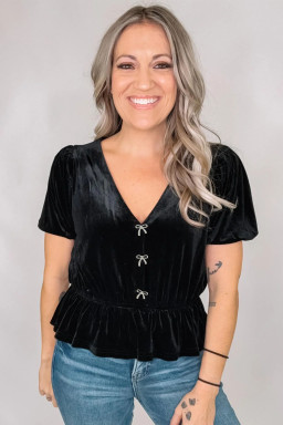 Black Blouses & Shirts