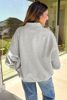 Light Grey Graphic Sweatshirts