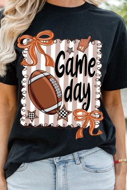 Black Graphic Tees