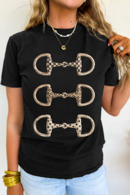 Black Graphic Tees