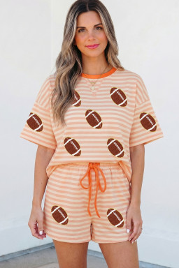 Pink Stripe Graphic Sets