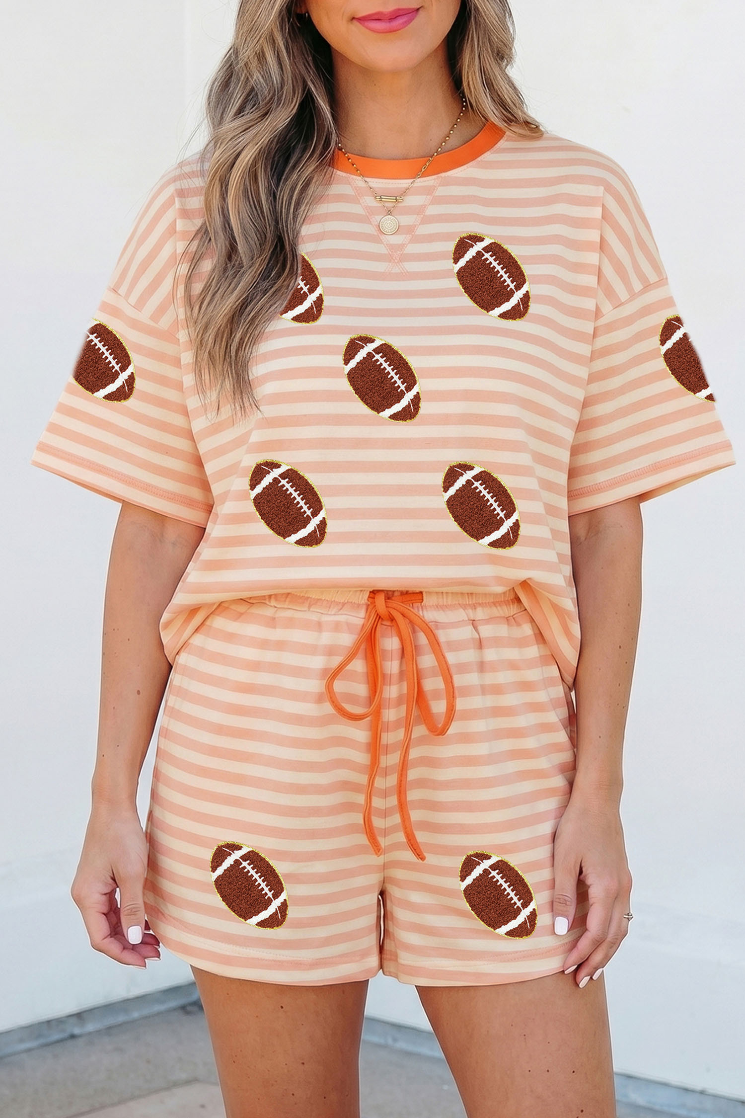 Pink Stripe Graphic Sets