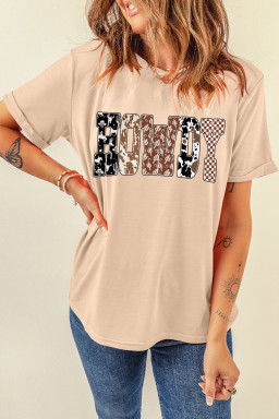 Khaki Graphic Tees