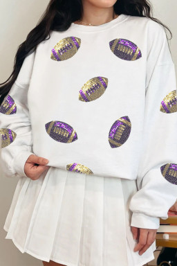 White Graphic Sweatshirts