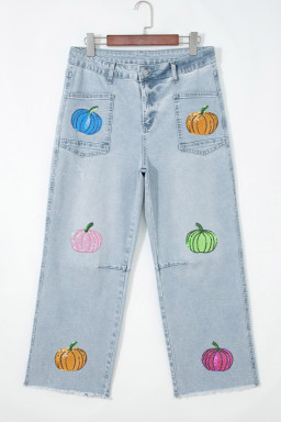 Beau Blue Graphic Pants