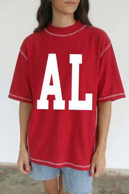 Racing Red Graphic Tees
