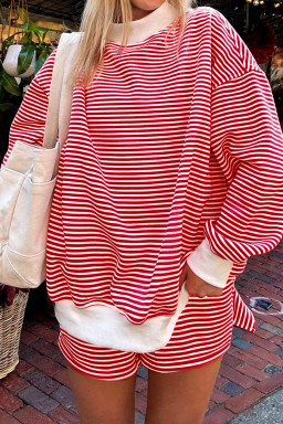 Red Stripe Short Sets