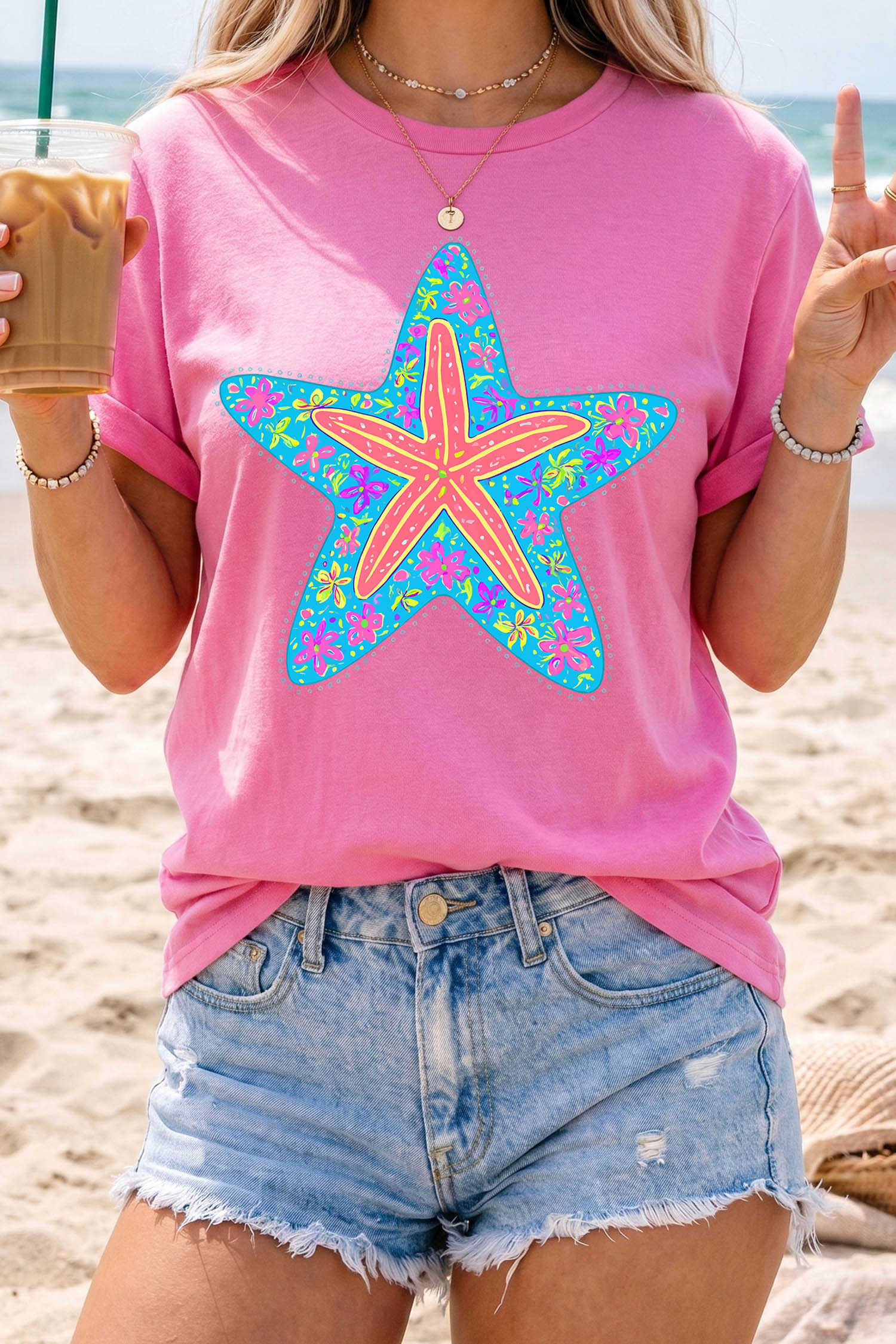 Sachet Pink Graphic Tees