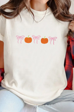 White Graphic Tees