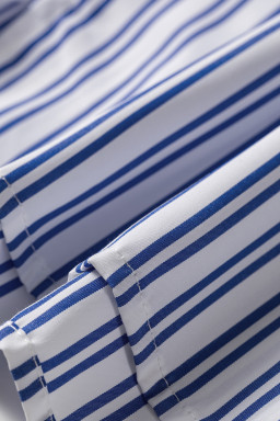 Blue Stripe Blouses & Shirts