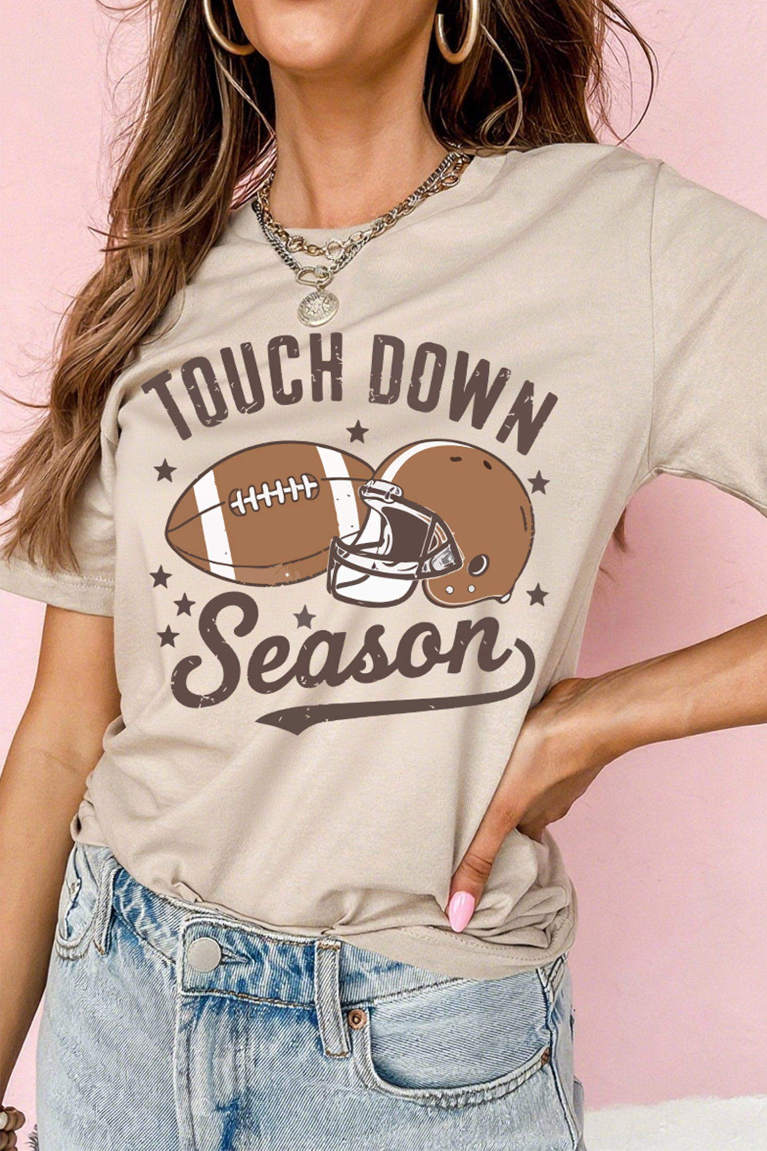 Khaki Graphic Tees