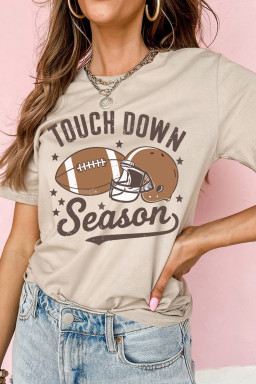 Khaki Graphic Tees