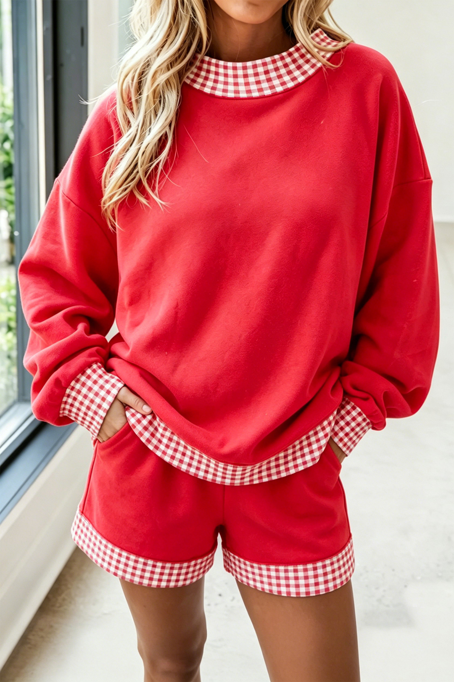 Fiery Red Short Sets