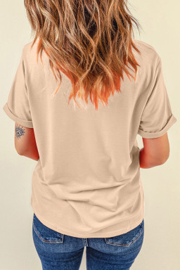 Khaki Graphic Tees