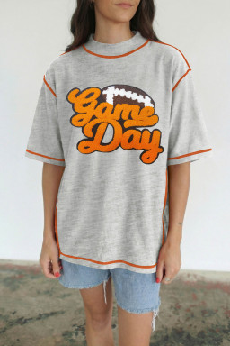 Light Grey Graphic Tees