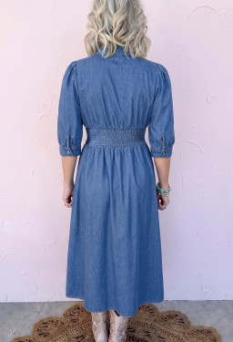 Blue Midi Dresses