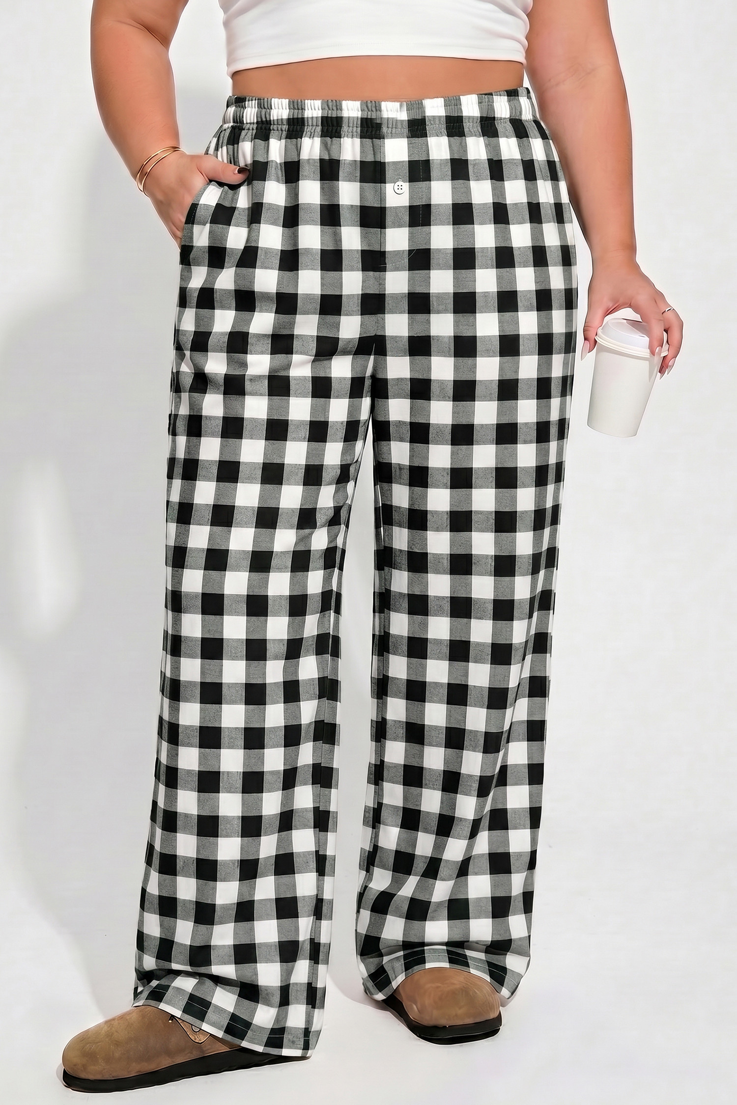 Black Plus Size Bottoms