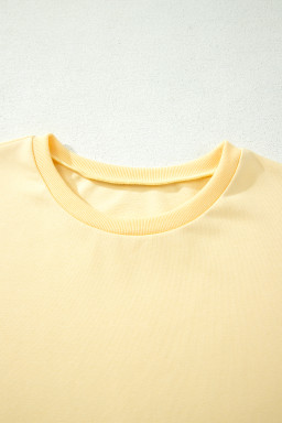 Yellow Cream Pant Sets