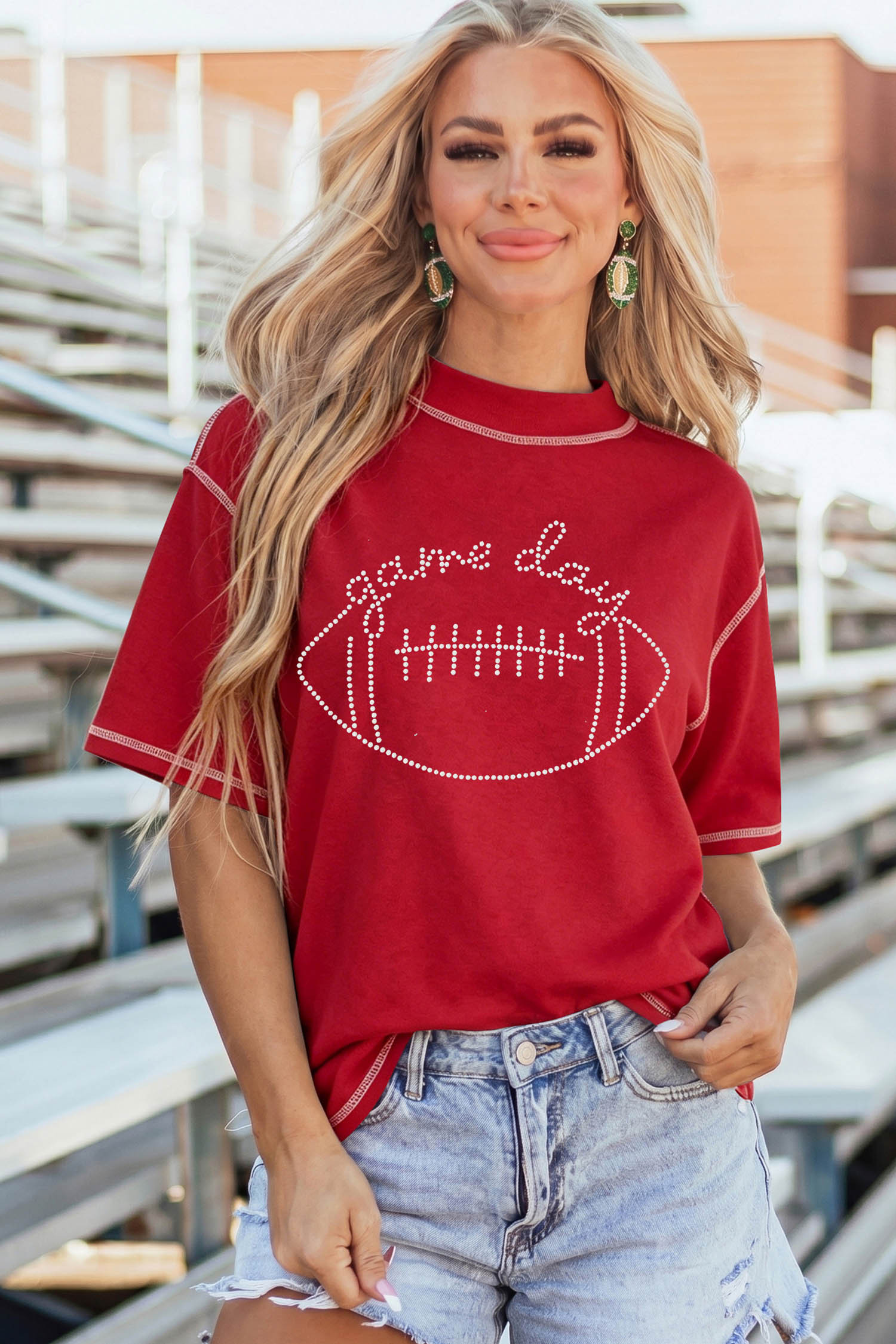 Racing Red Graphic Tees