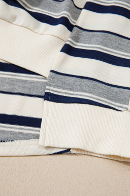 Blue Stripe Sweatshirts & Hoodies