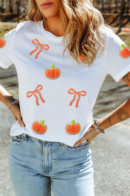 White Graphic Tees