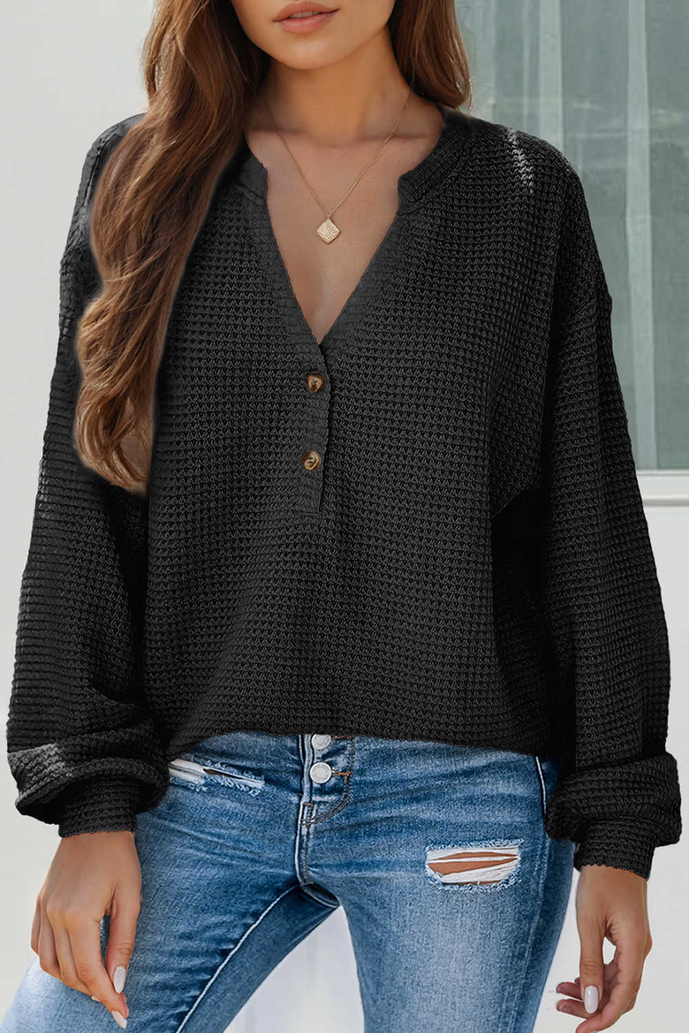 Black Long Sleeve Tops