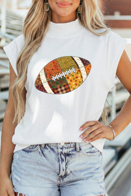 White Graphic Tees