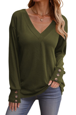 Four Leaf Clover Long Sleeve Tops